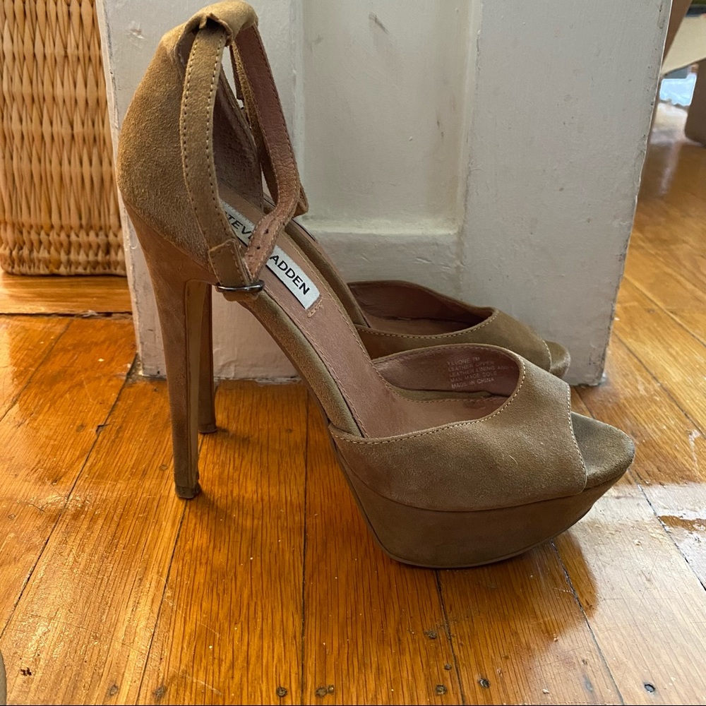 Steve Madden Scorch stiletto - suede nude